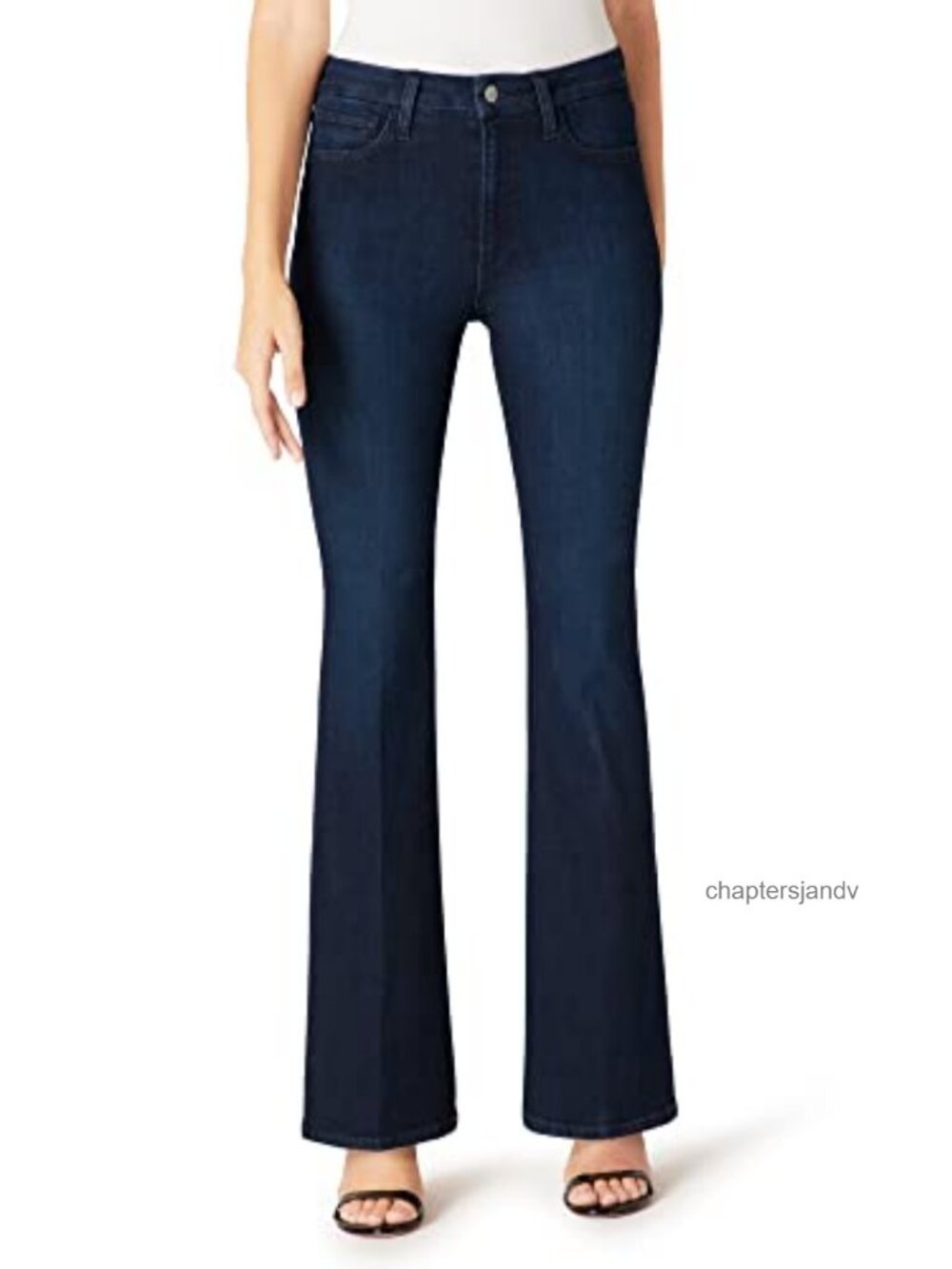 High Rise Bootcut Skinny Jeans Curvy Fit Stretch Denim